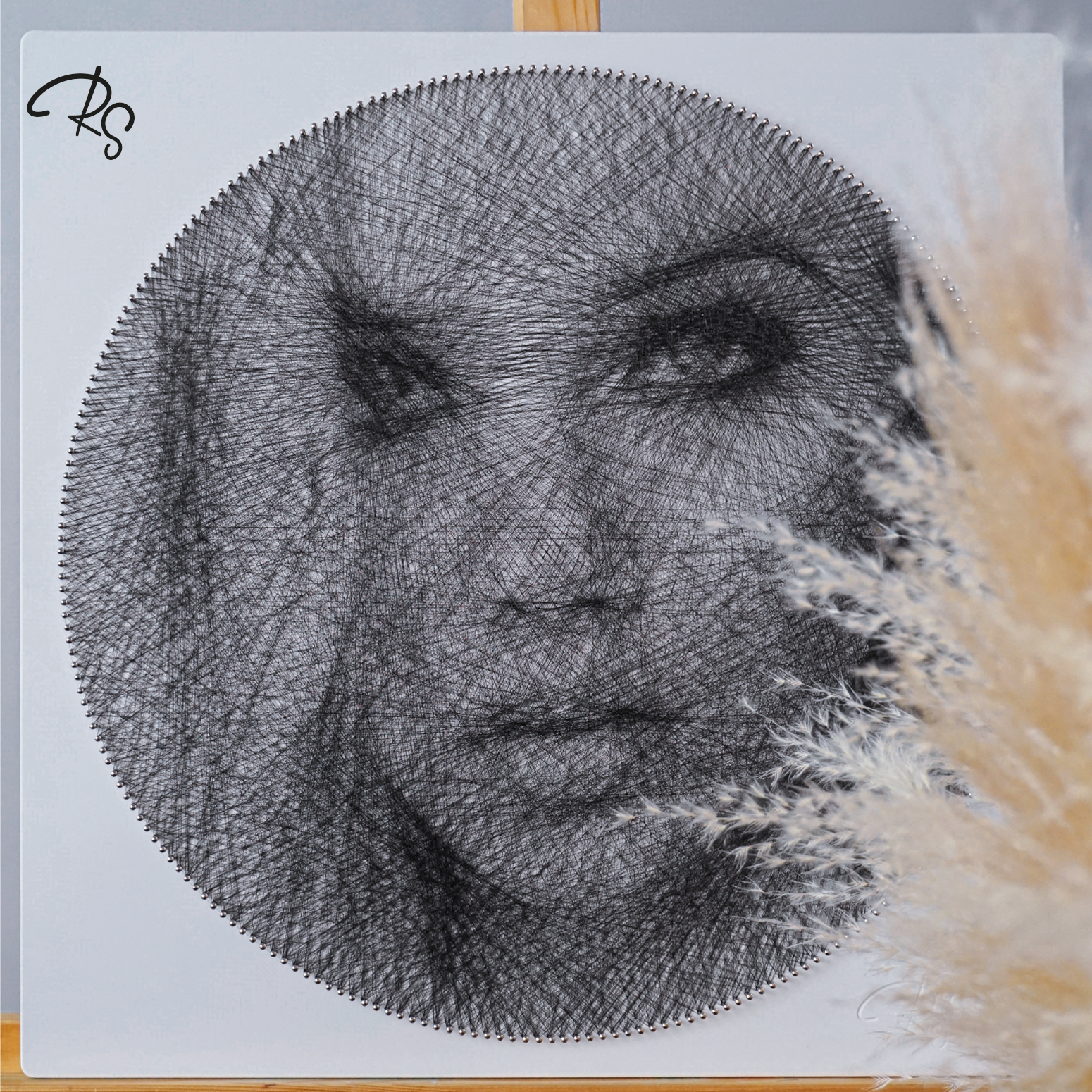 RingString string art portrait